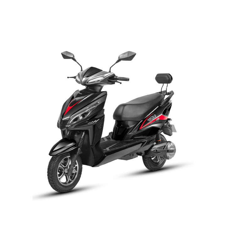 Joy e-bike Wolf (With Charger, Red and Black)