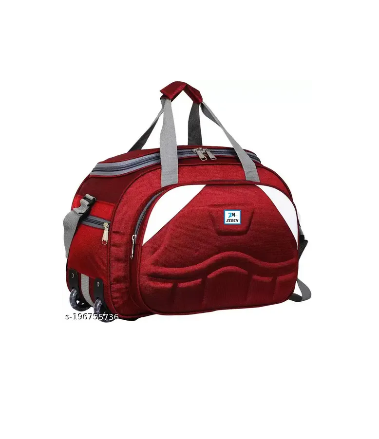 heavy duty Unisex Travel Bag - (60 L) Expandable Flat Folding Travel Bag with Twin Spinner Wheels Shopping bags/Luggage Bag/Travel Bags/ Traveling bags/Travaling bags/travel bags/traveller bag/Trolli
