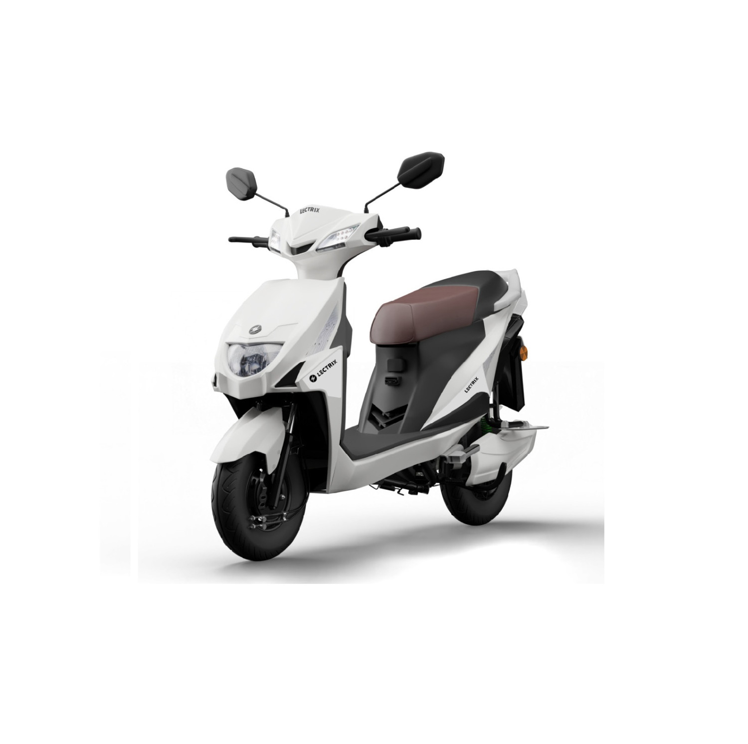 Lectrix LXS 2.0 (with Portable Charger, White)
