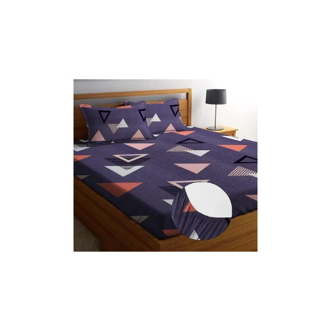 White print flower Bedsheet