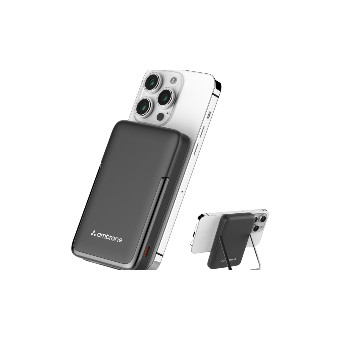 Ambrane 10000 mAh 22.5 W Wireless With MagSafe Power Bank  (Black, Lithium Polymer, Power Delivery 3.0, Quick Charge 3.0 for Earbuds, Laptop, Mobile, Smartwatch, Tablet, Trimmer)