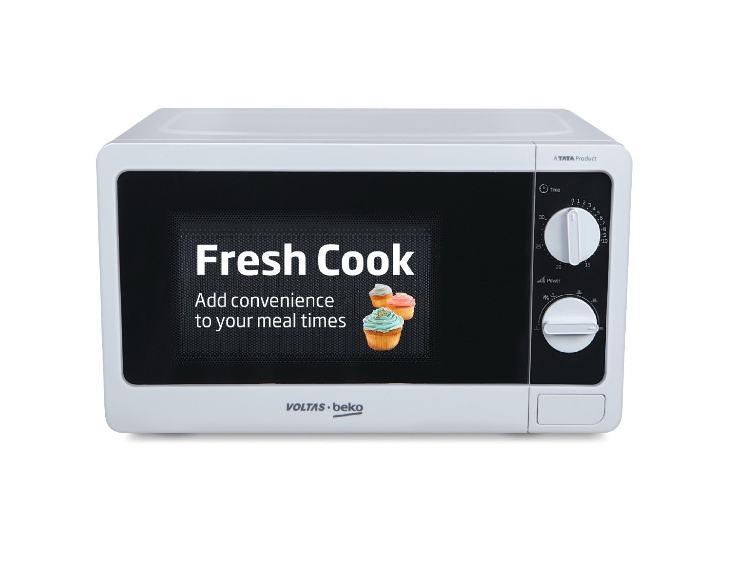 Voltas Beko 20 L Smart Solo Microwave Oven  (MS20MPW10, White)