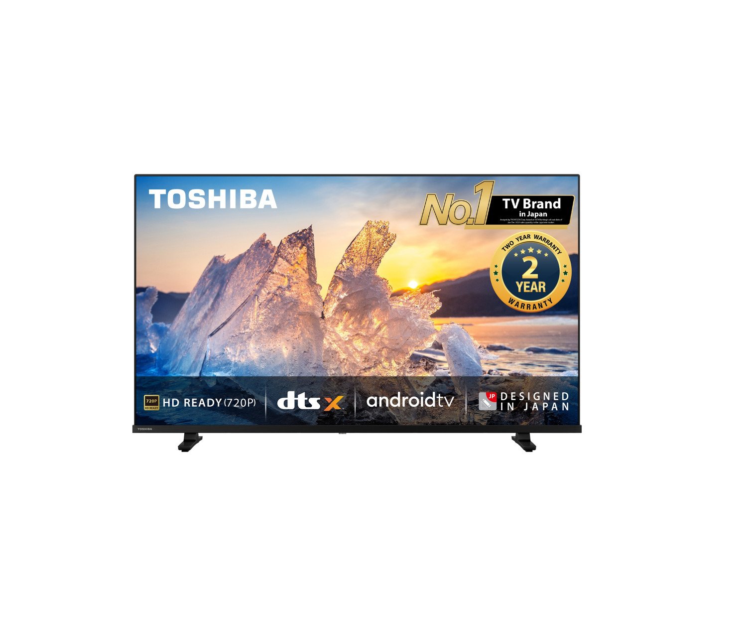 TOSHIBA 80 cm (32 inch) HD Ready LED Smart Android TV with DTS X  (32V35MP)